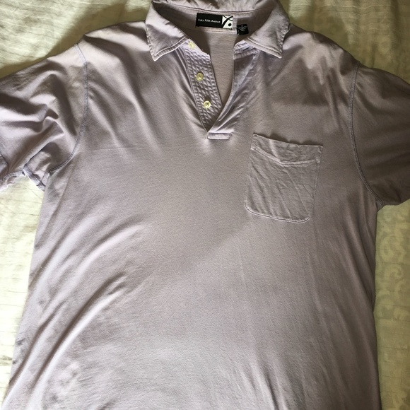 Saks Fifth Avenue Shirt Size Medium Light Purple - Picture 2 of 3